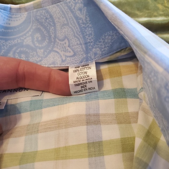 Alex Cannon short sleeved button down sports shirt XL - Picture 7 of 16